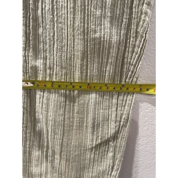 Free People WOMENS TROUSER RELAXED CASUAL SIZE S STRIPPED COTTON PANTS pockets - Picture 7 of 9